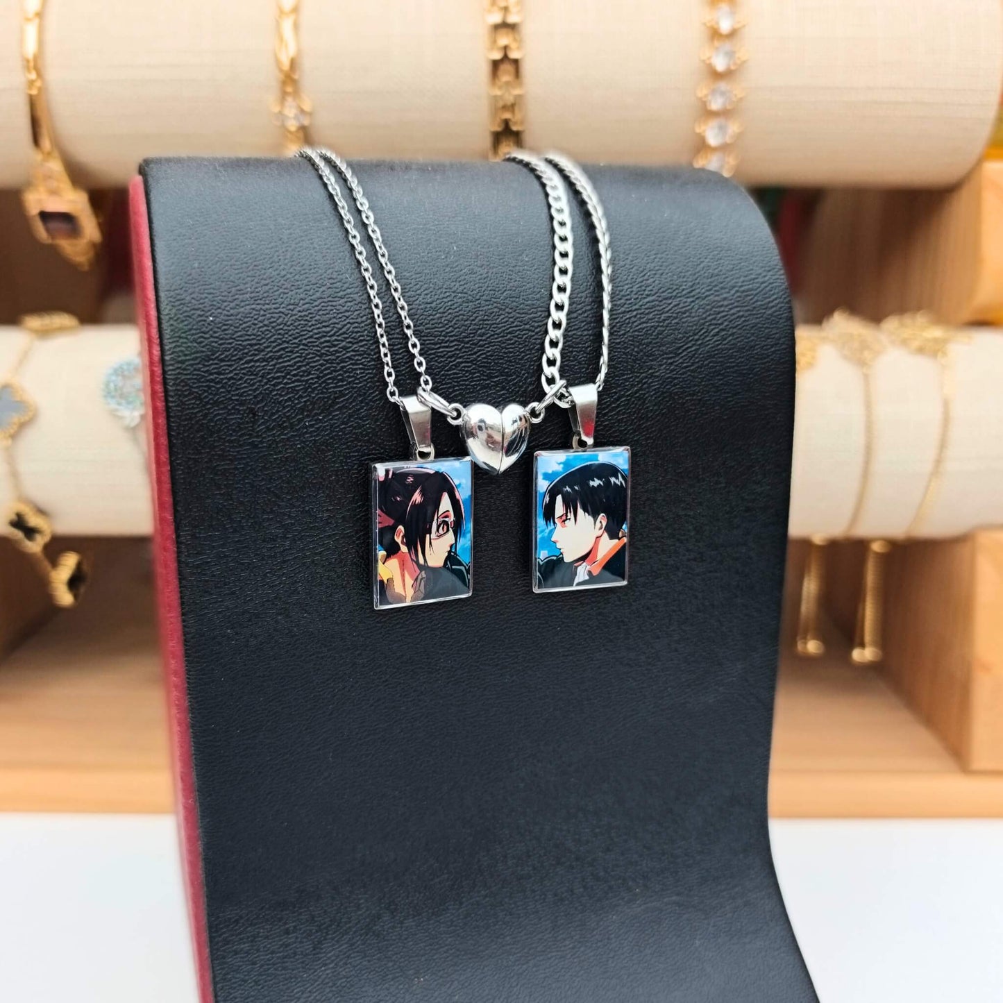 Collares Pareja | Hange y Levi