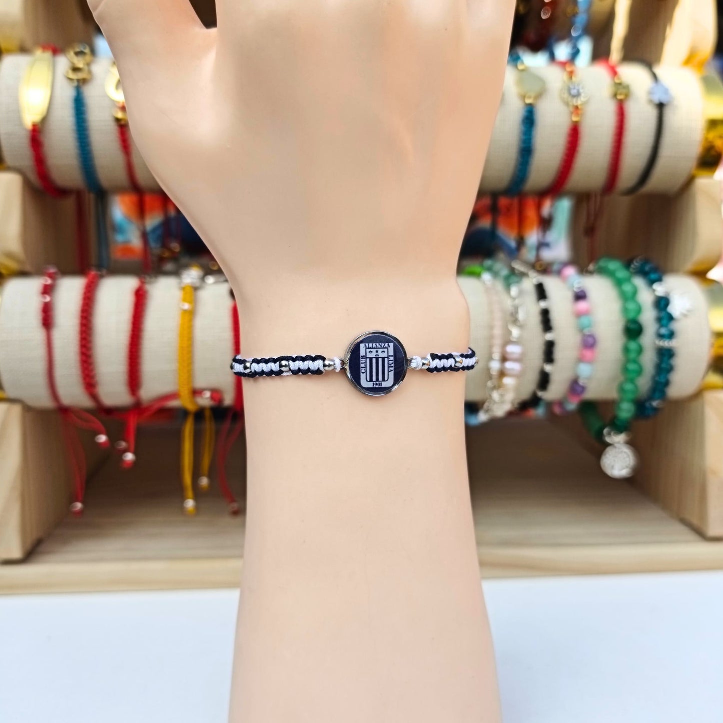 Pulsera Tejida de Alianza Lima