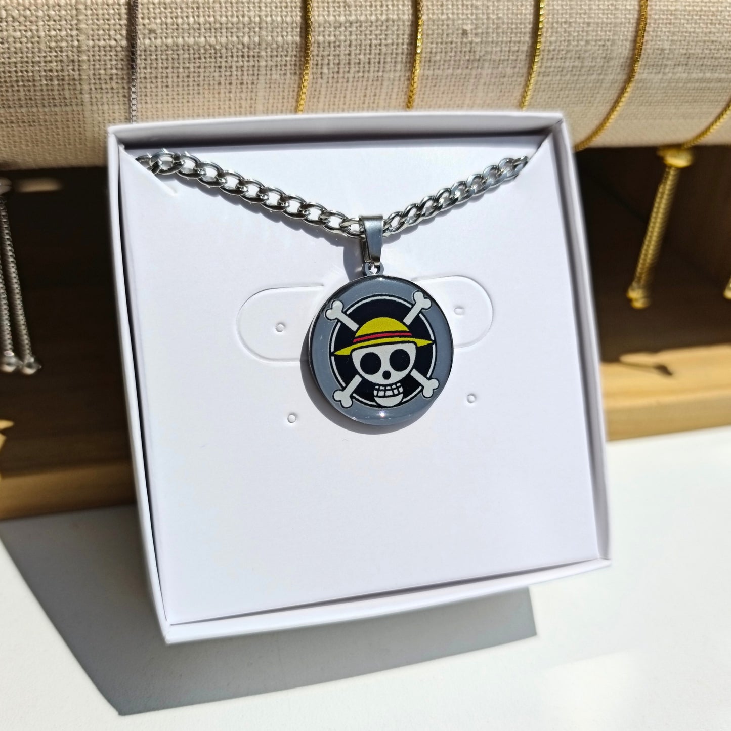 Collar One Piece | Bandera Pirata | Jolly Roger 01