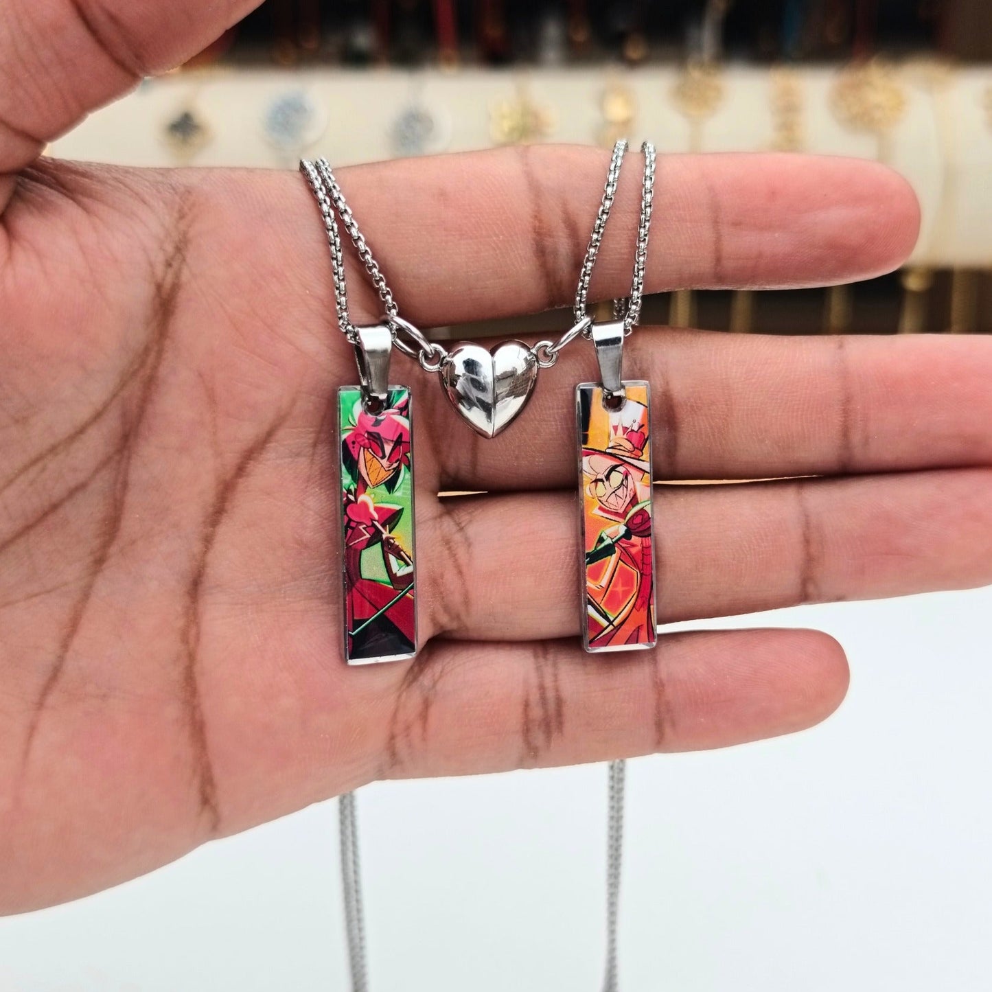 Collares Dúo | Alastor y Lucifer
