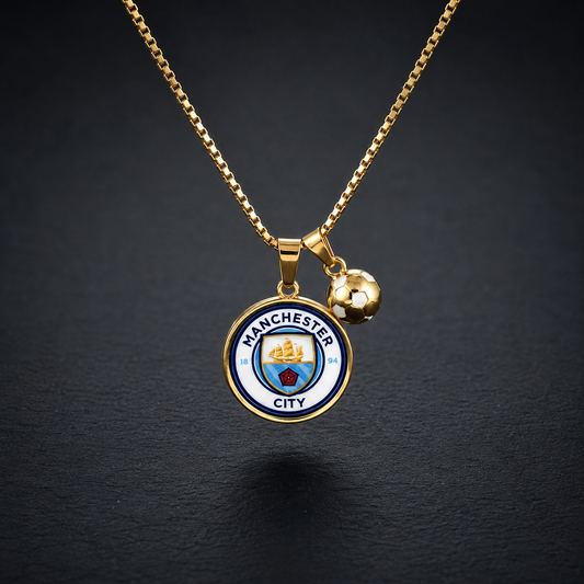 Collar Manchester City con balón