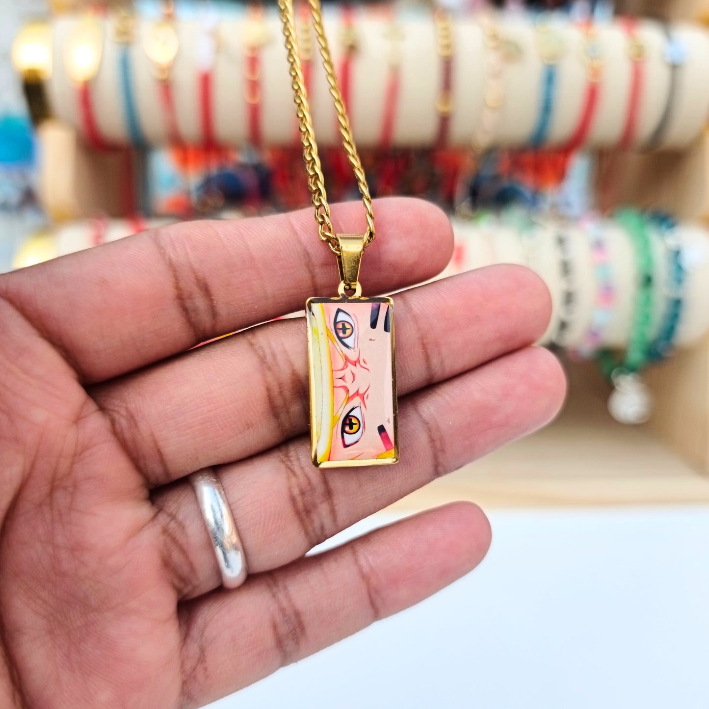Collar Naruto | MIrada modo Kurama Sennin