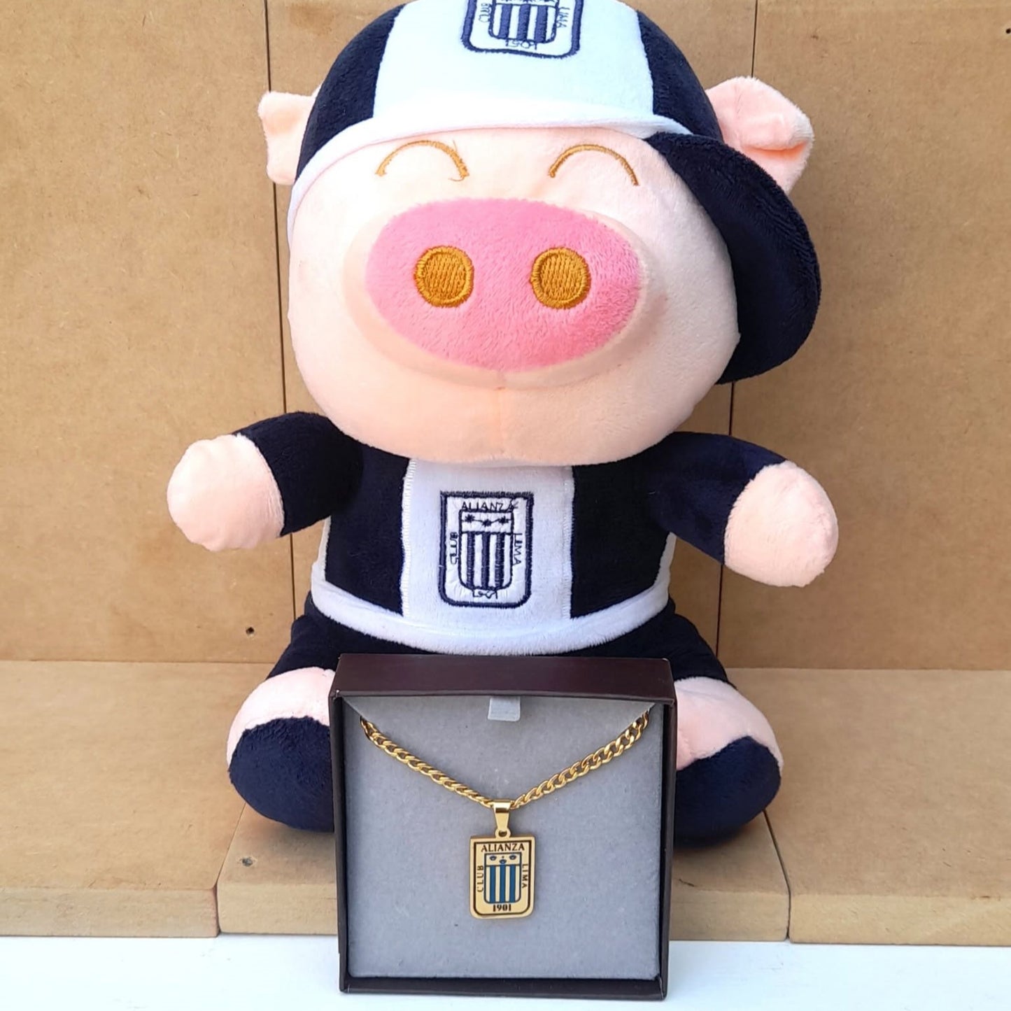 Pack Peluche + Collar Alianza Lima
