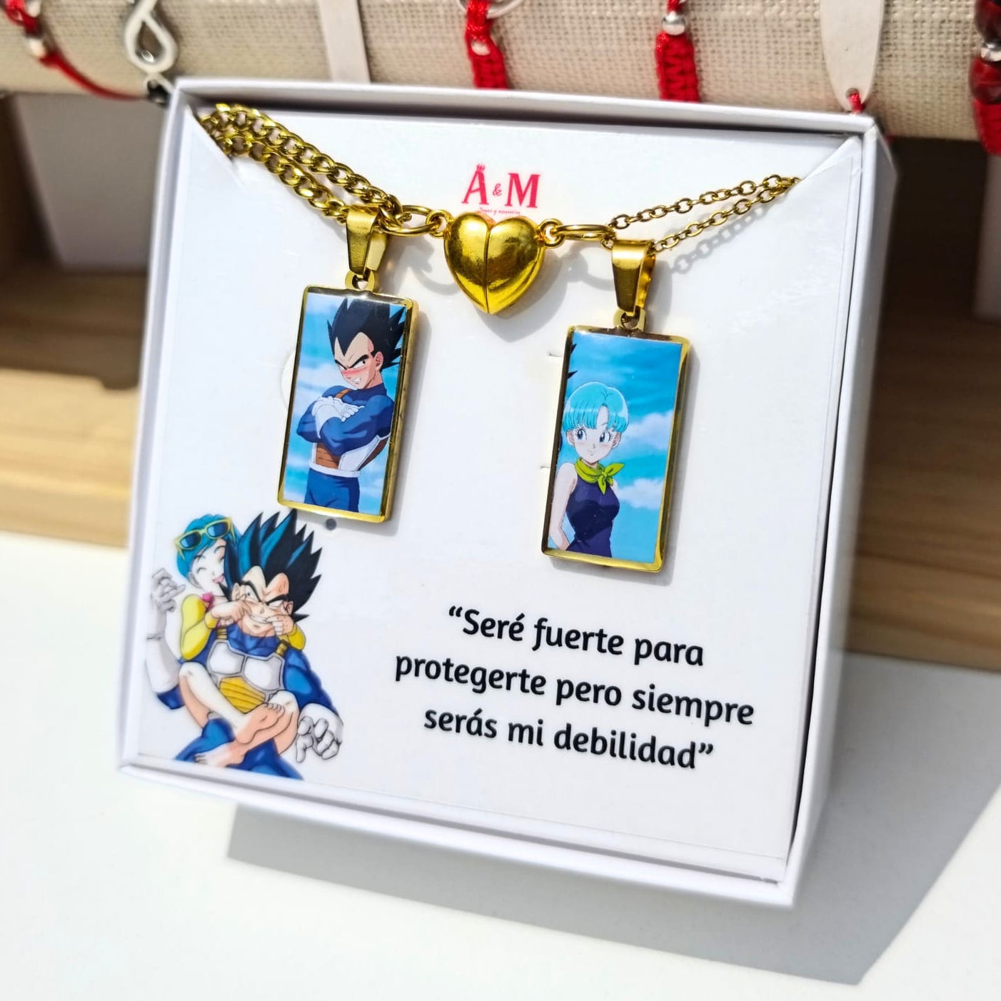 Collares Pareja | Vegeta y Bulma 02