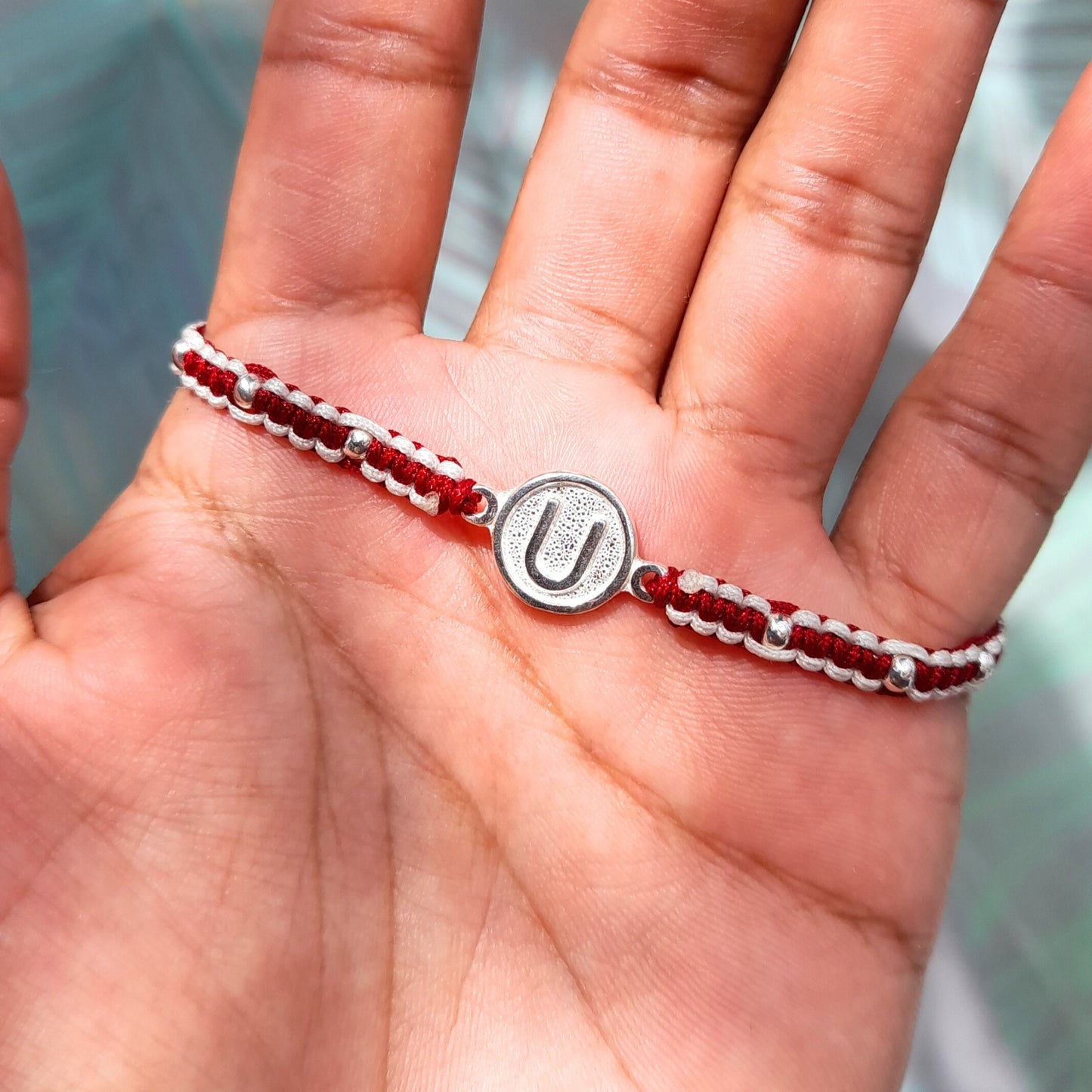 Pulsera Tejida del Universitario - Plata