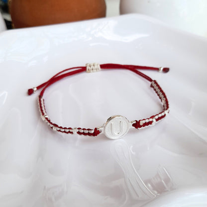 Pulsera Tejida del Universitario - Plata