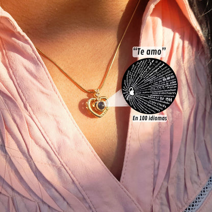 Collar "Te amo en 100 idiomas"