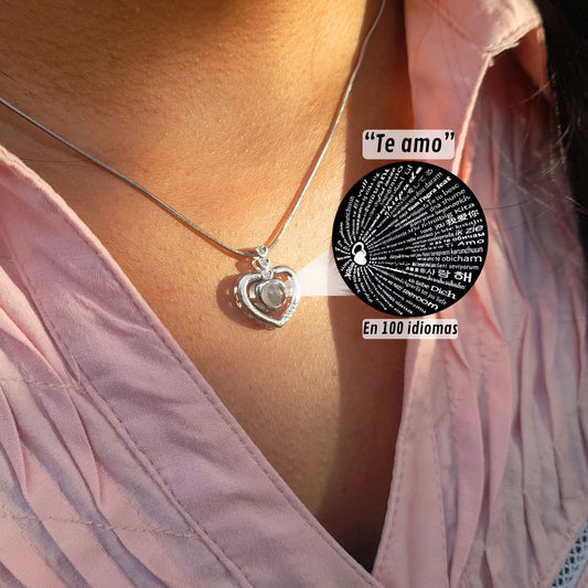Collar "Te amo en 100 idiomas"