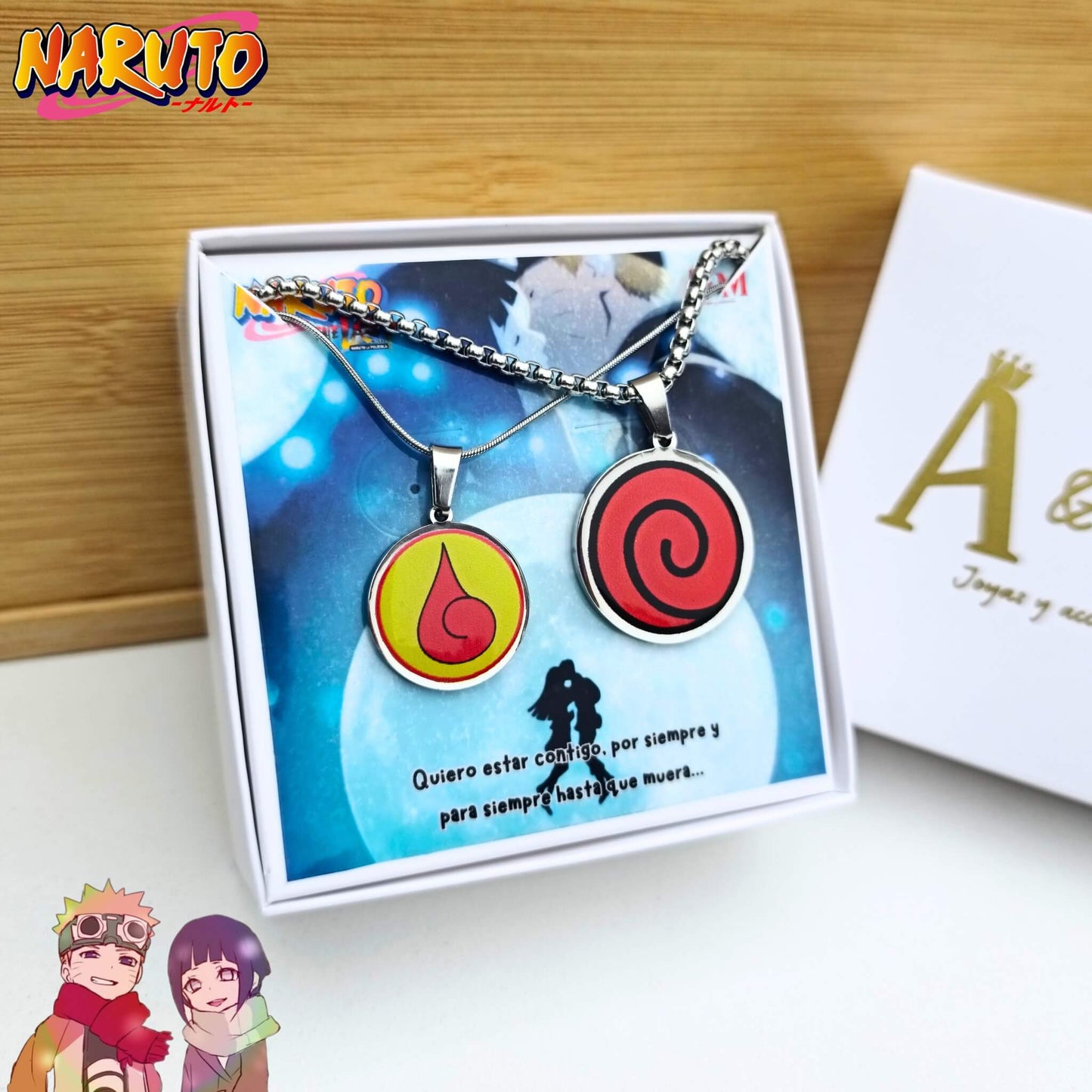 Collares Pareja | Hyuga y Uzumaki