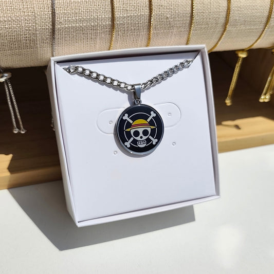 Collar One Piece | Bandera Pirata | Jolly Roger 02