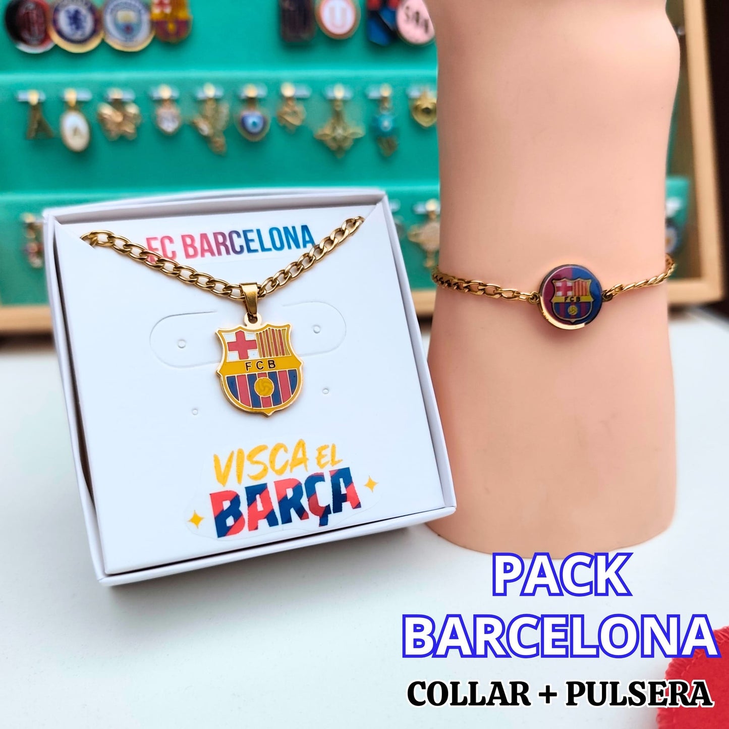 Set de Collar + Pulsera Barcelona