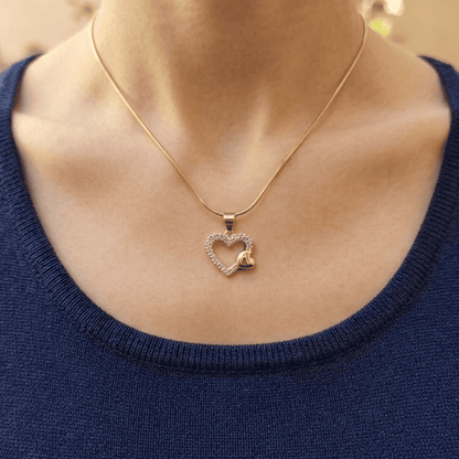 Collar Doble corazón