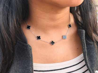 Collar Van Cleef Plateado
