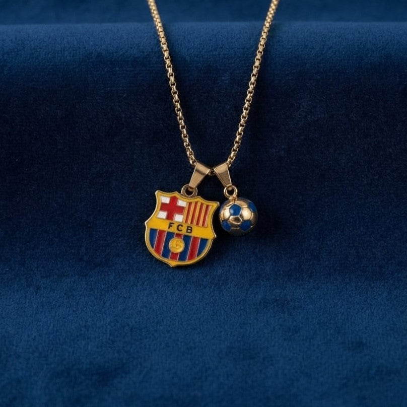 Collar del Barcelona con balón