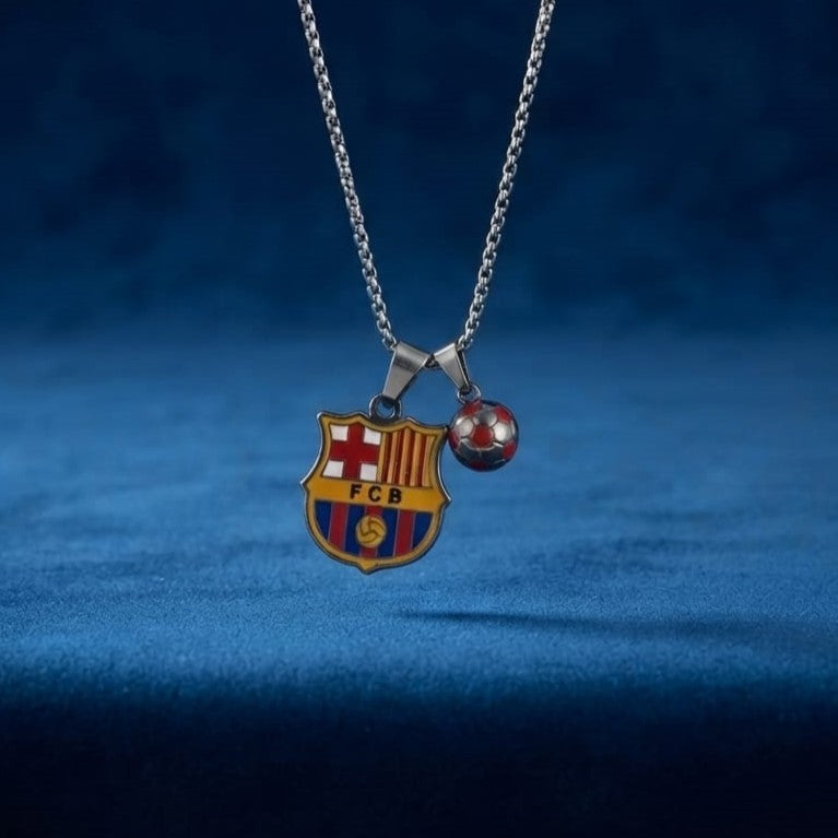 Collar del Barcelona con balón