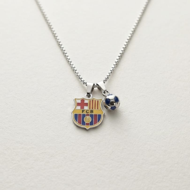 Collar del Barcelona con balón