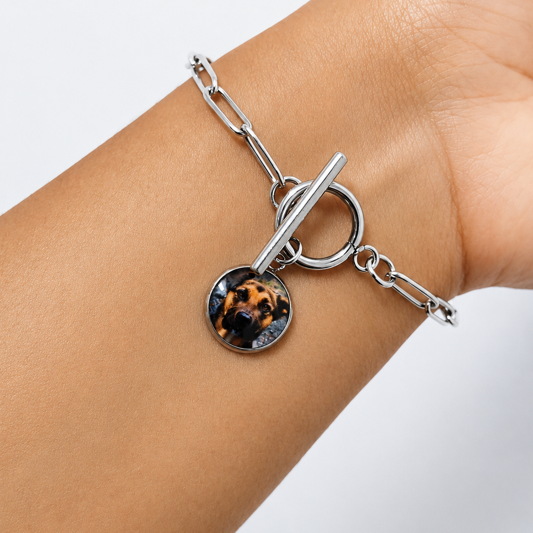 Pulsera | Personalizada con foto | Broche T