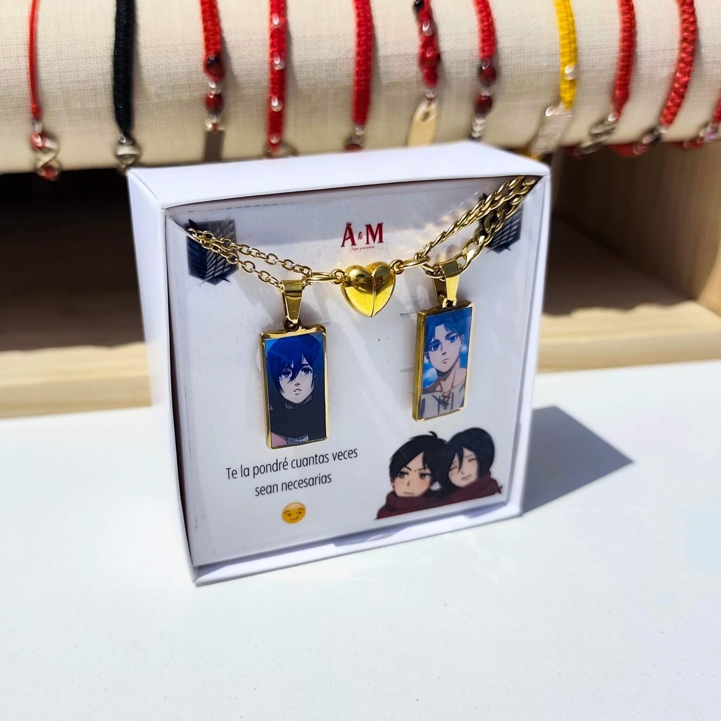 Collares Pareja | Eren y Mikasa 03