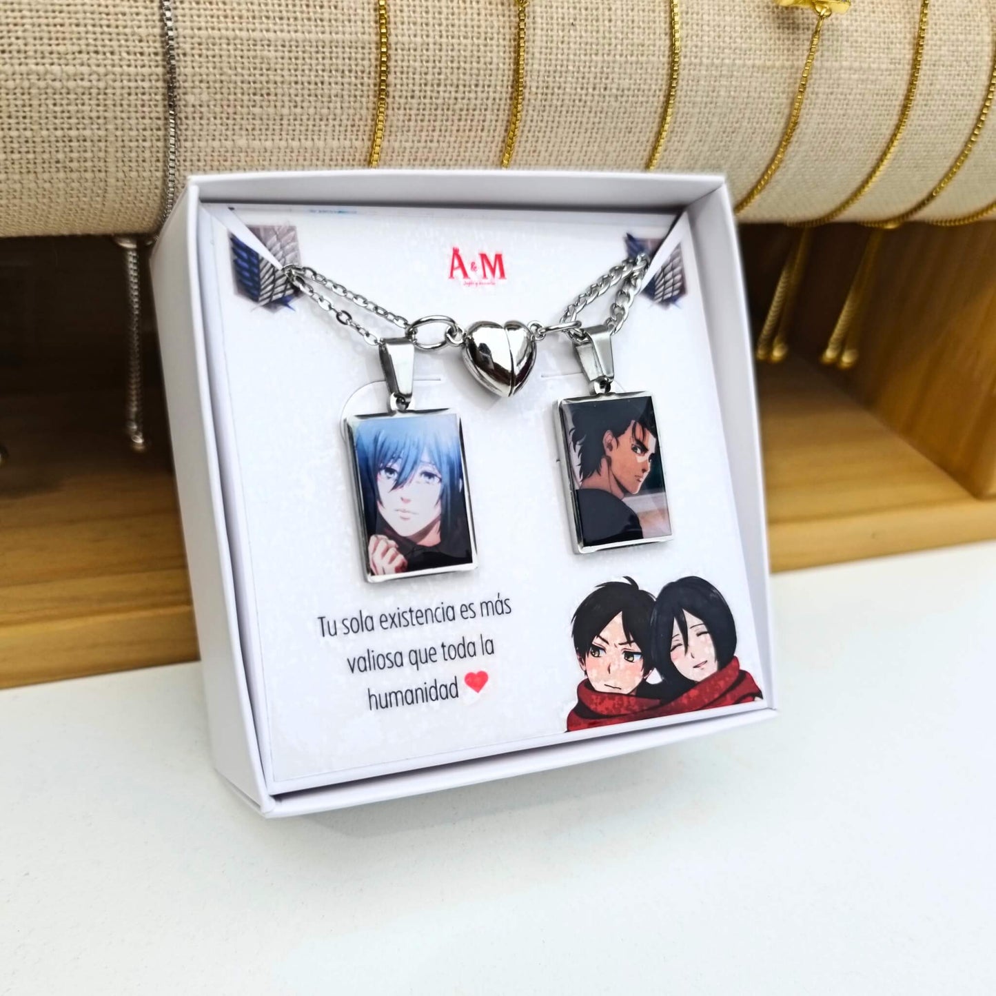 Collares Pareja | Eren y Mikasa 04