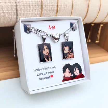 Collares Pareja | Eren y Mikasa 02