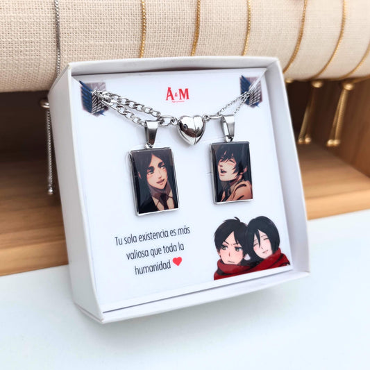 Collares Pareja | Eren y Mikasa 02