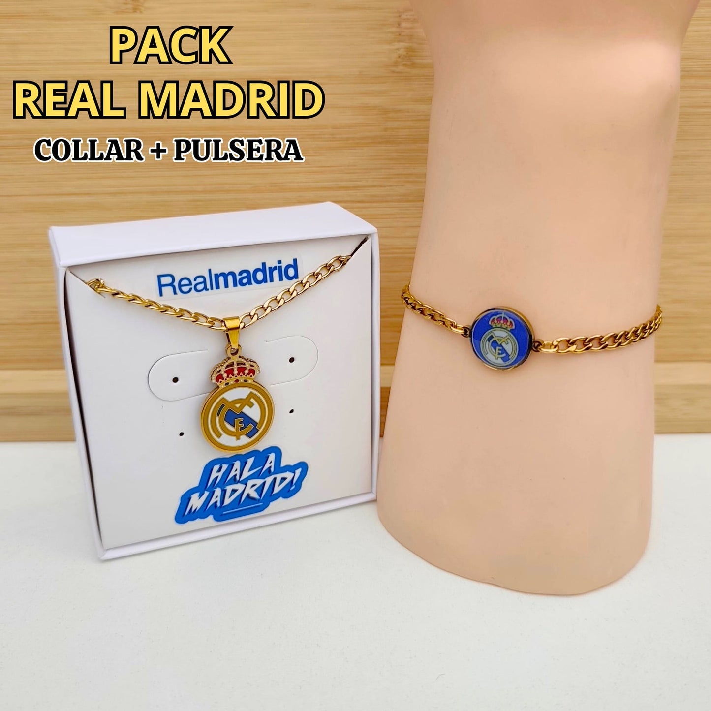 Set de Collar + Pulsera Real Madrid
