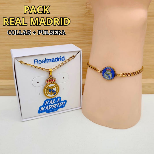 Set de Collar + Pulsera Real Madrid