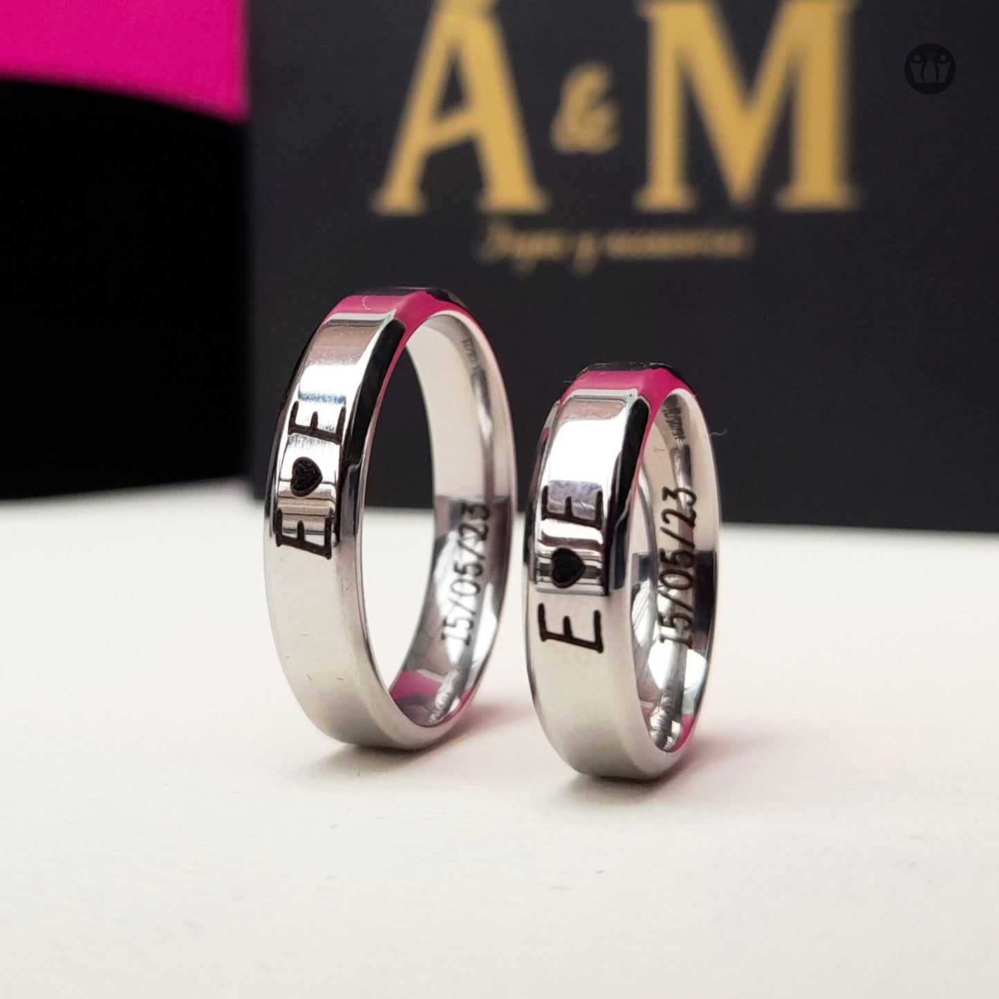 Anillos Pareja Personalizados