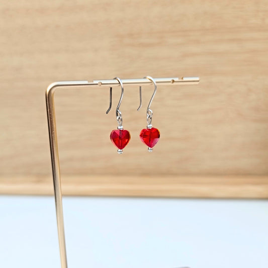 Aretes Corazón | Plata