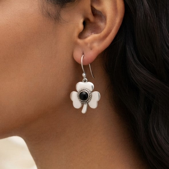 Aretes "Trébol" | Plata