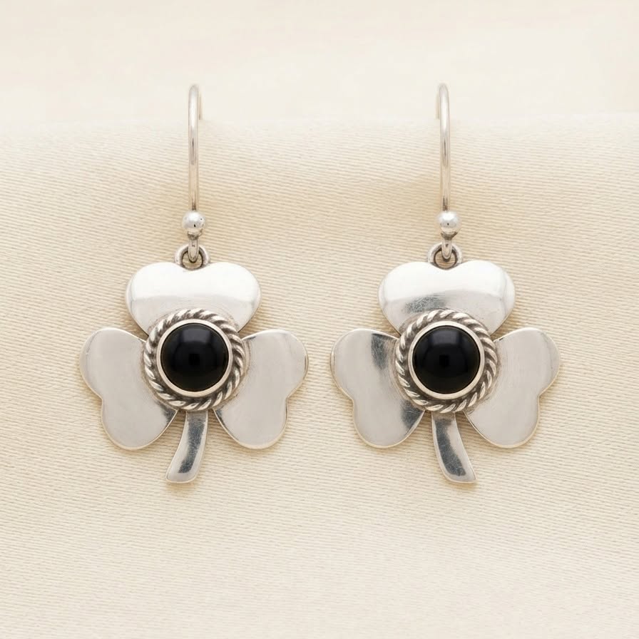 Aretes "Trébol" | Plata