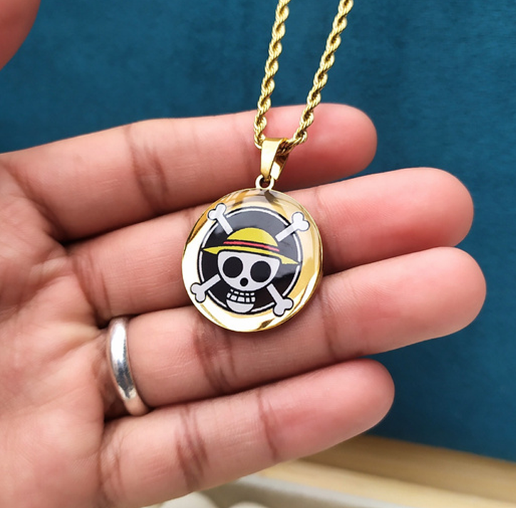 Collar One Piece | Bandera Pirata | Jolly Roger 01
