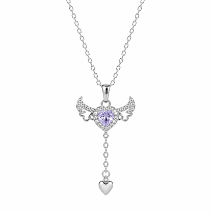 Collar de Corazón con Alas