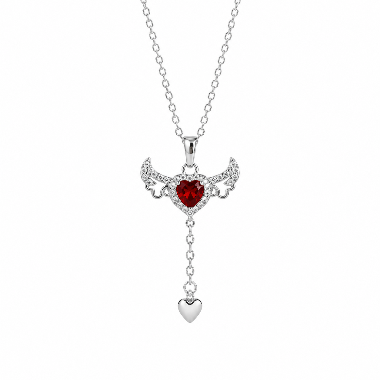 Collar de Corazón con Alas