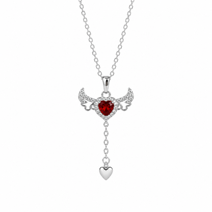 Collar de Corazón con Alas