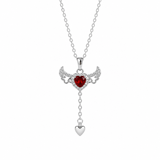 Collar de Corazón con Alas