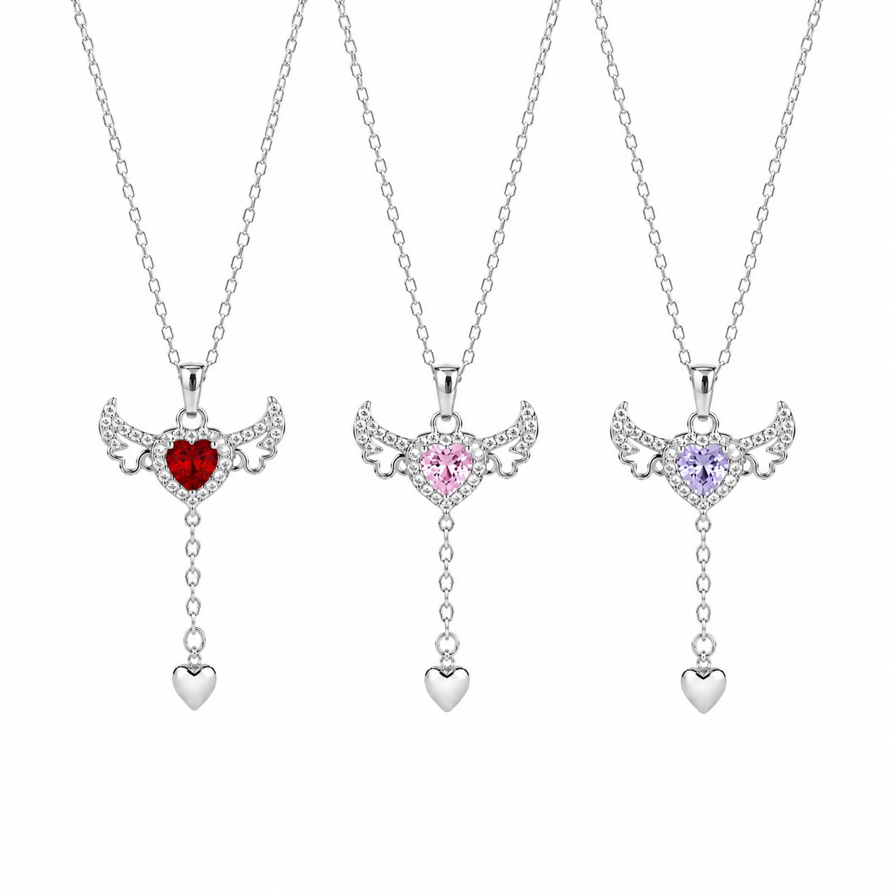 Collar de Corazón con Alas