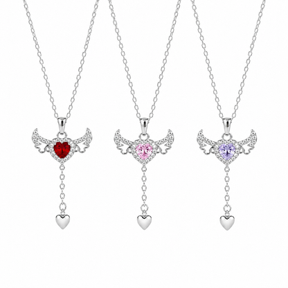 Collar de Corazón con Alas