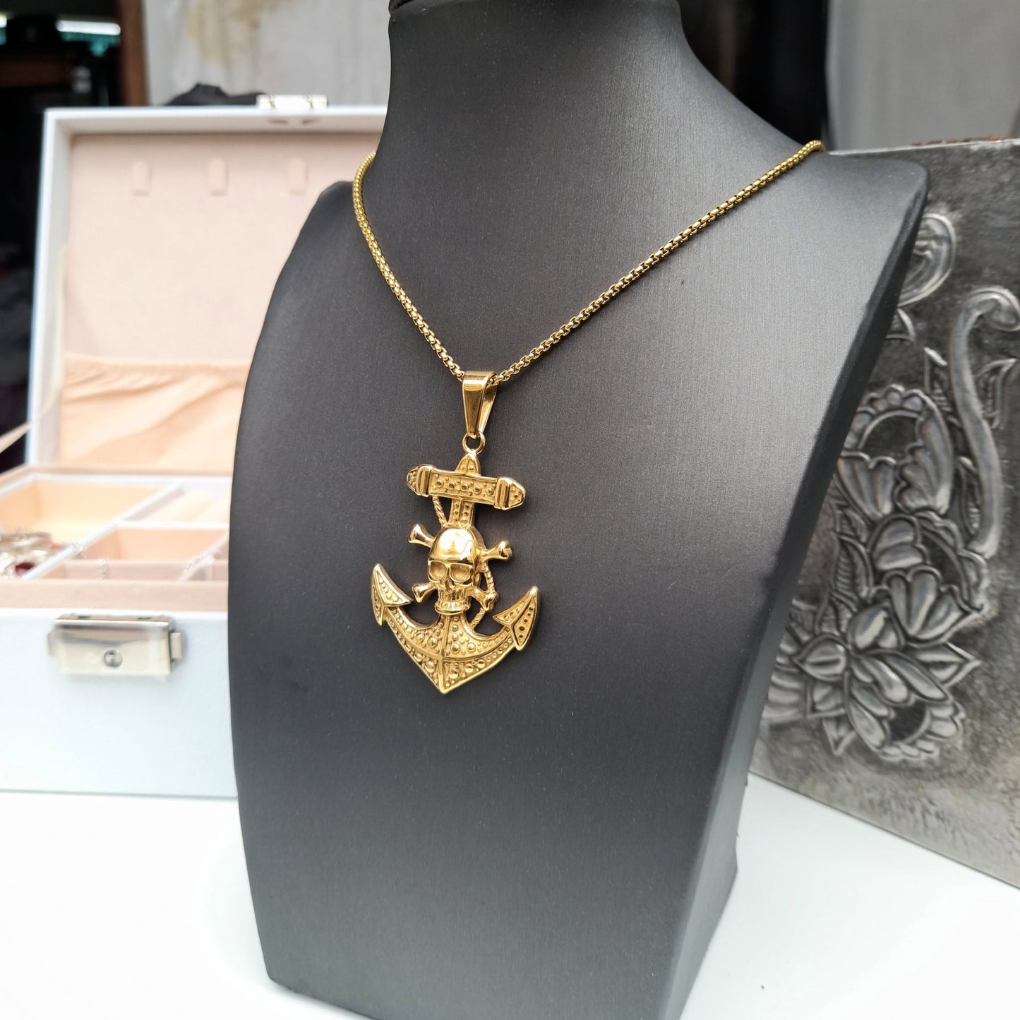 Collar Ancla Pirata