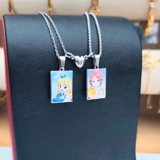 Collares Pareja | Natsu y Lucy
