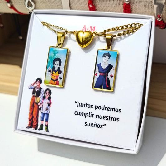 Collares Pareja | Gohan y Videl