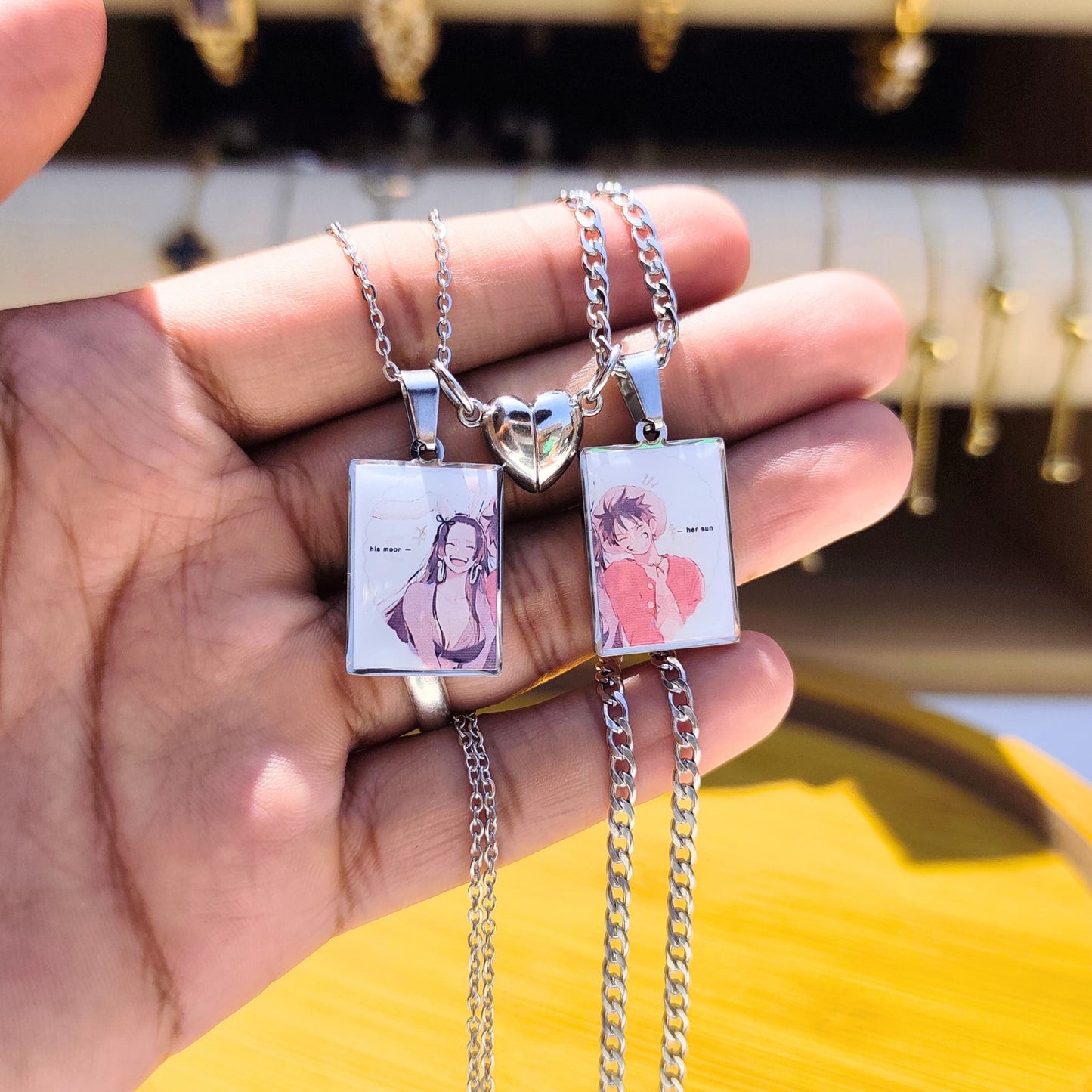 Collares Pareja | Boa y Luffy 02