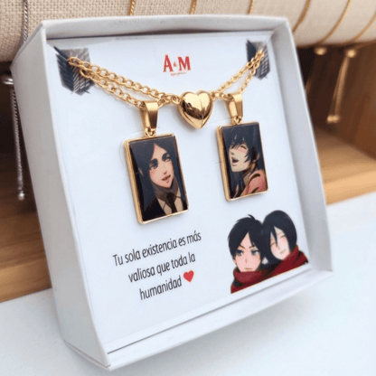 Collares Pareja | Eren y Mikasa 02
