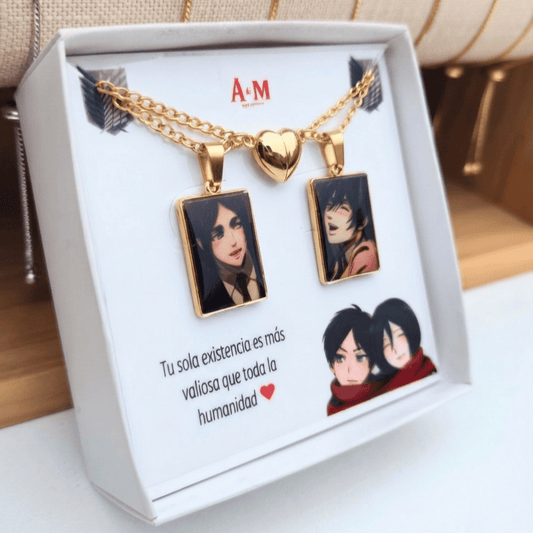 Collares Pareja | Eren y Mikasa 02
