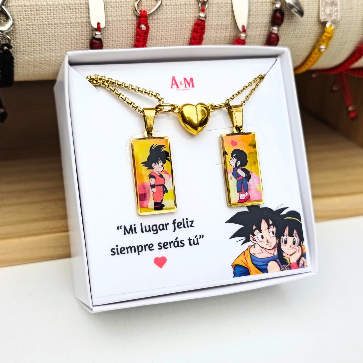 Collares Pareja | Goku y Milk 01