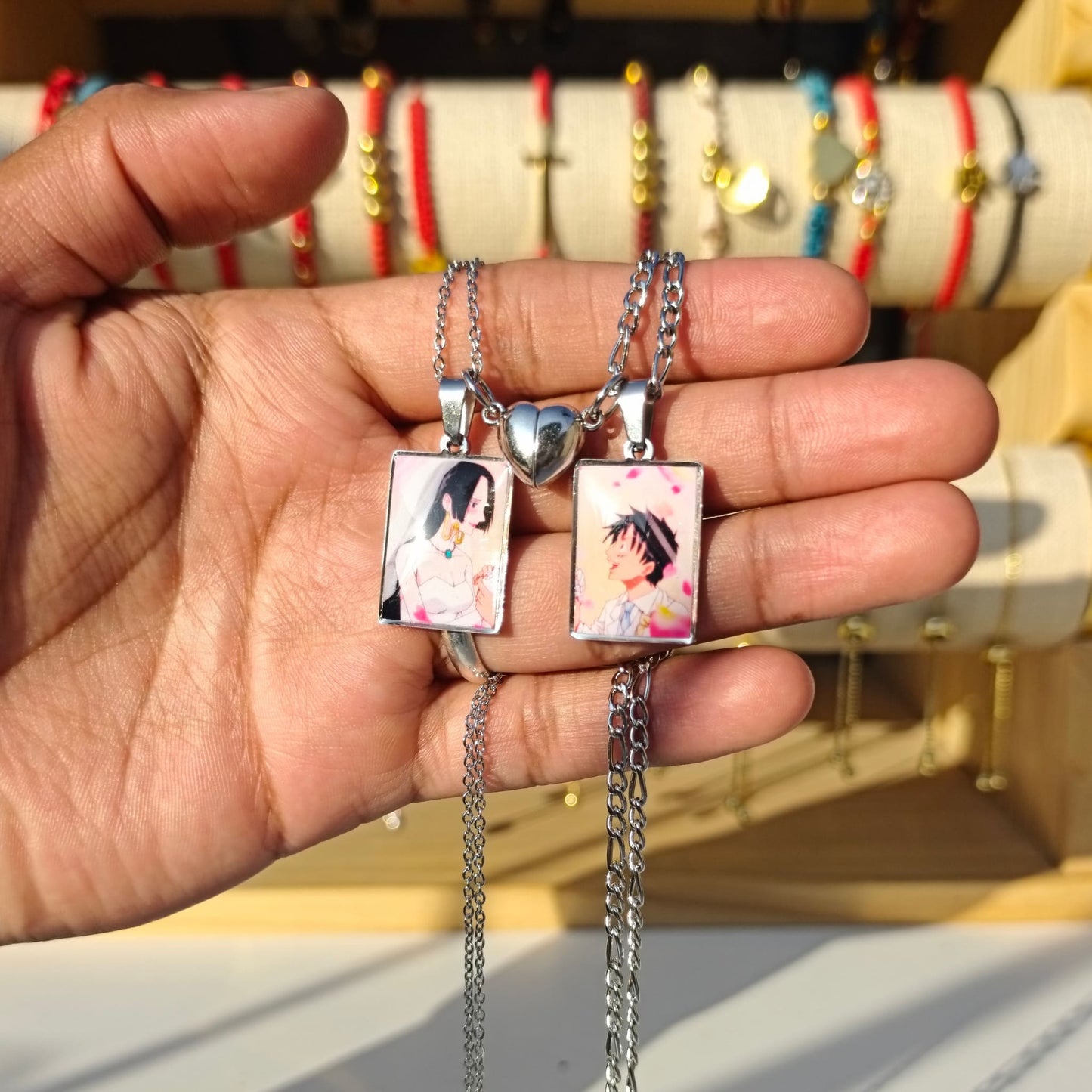 Collares Pareja | Boa y Luffy 01