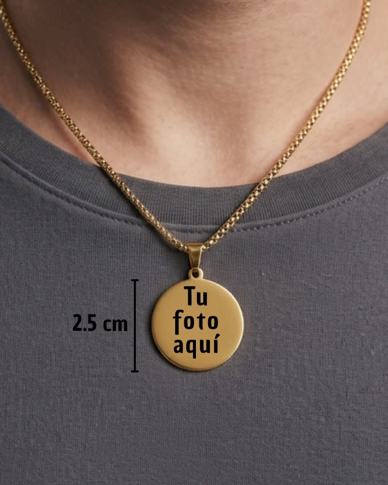 Collar con Foto Personalizada a Color