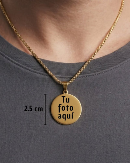 Collar con Foto Personalizada a Color