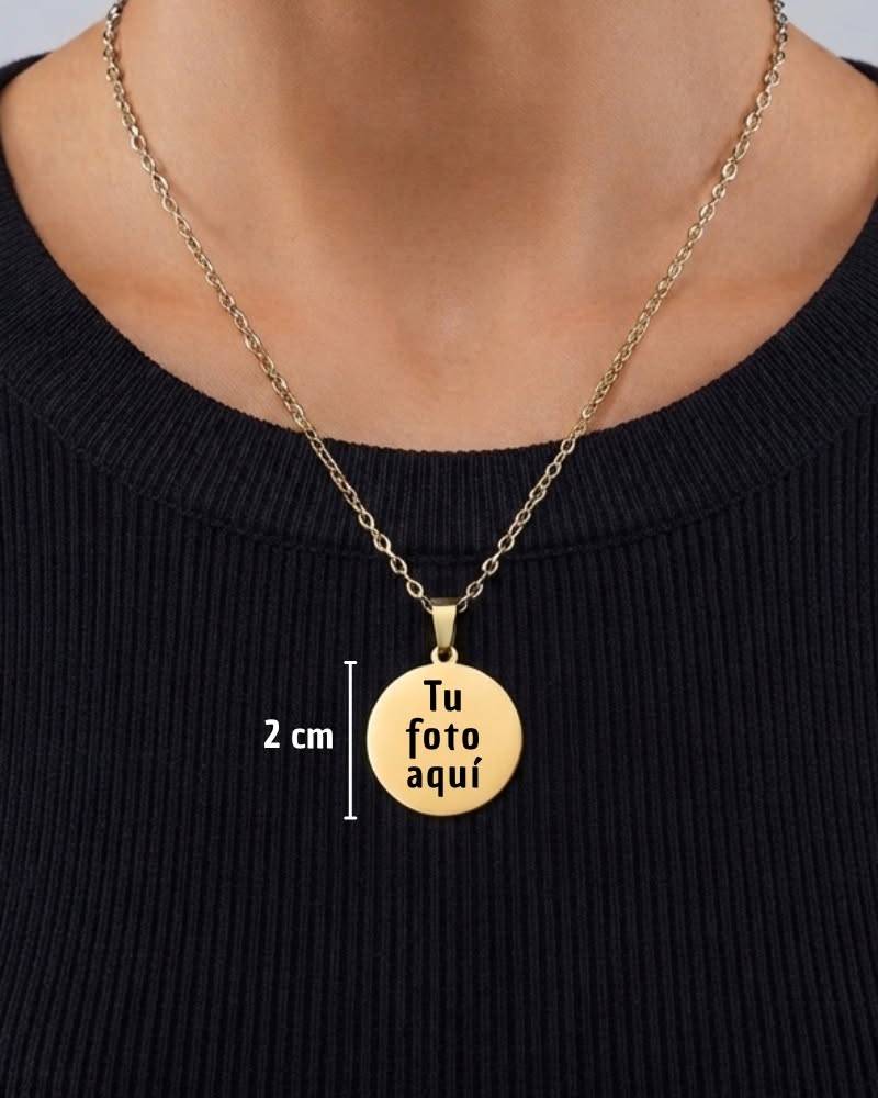Collar con Foto Personalizada a Color