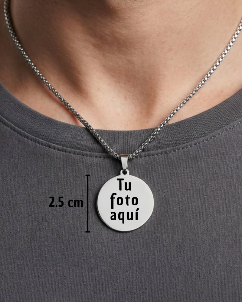Collar con Foto Personalizada a Color
